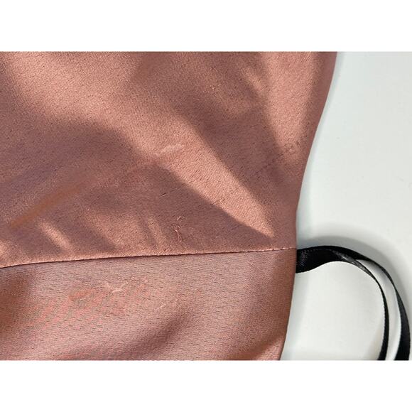 After Six NWT Sienna Pink Halter Neck Satin Chiffon Maxi Dress Formal Party 24W - Picture 7 of 7